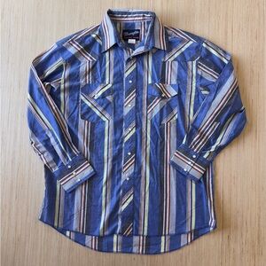 Vintage Pearl-Snap Wrangler Shirt